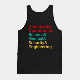 Starfleet Divisions - 2380s Edition Tank Top